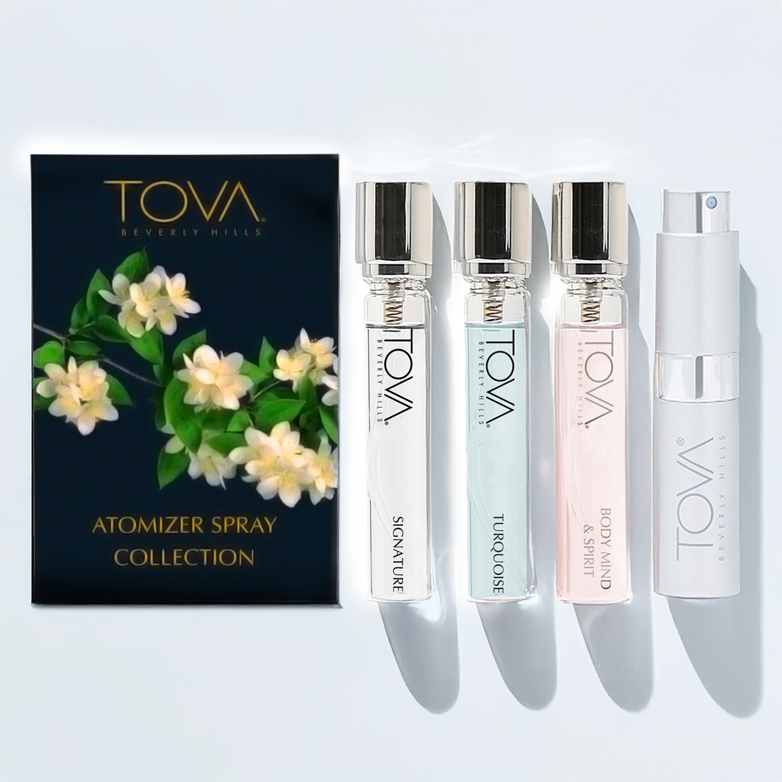 TOVA Springtime Purse Atomizer Set
