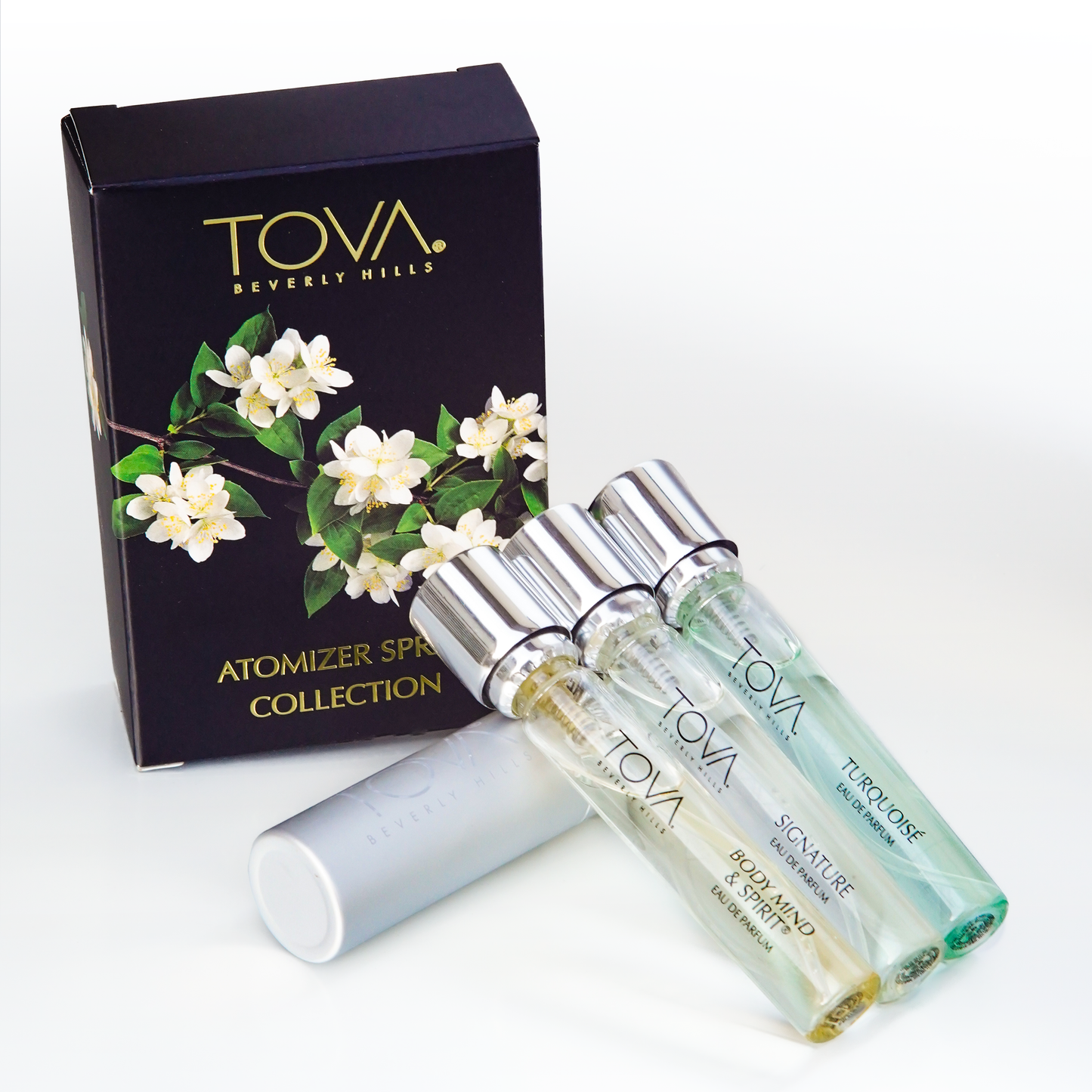 TOVA Springtime Purse Atomizer Set