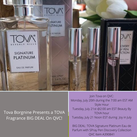 Tova Borgnine on QVC this week with a BIG DEAL!